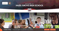 Desktop Screenshot of hazelgrovehigh.co.uk